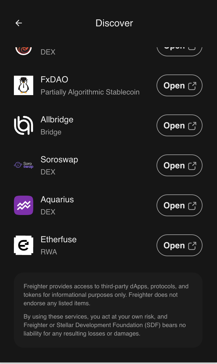 Discover
Screen